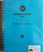 Metropolitan Workshop Manual "1500"